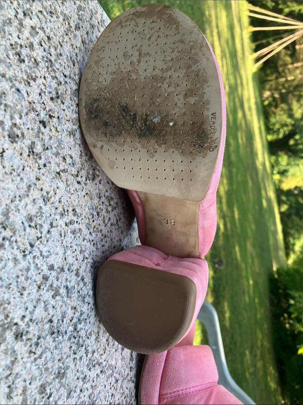 AS.98 Madigan Pink Slide Sandals 38 - Picture 11 of 12